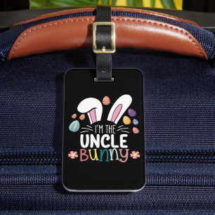 Etiqueta De Bagagem Eu sou o Tio Bunny Páscoa Correspondente