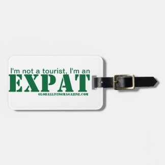 Etiqueta De Bagagem Eu sou um Tag da bagagem de EXPAT
