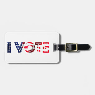 Etiqueta De Bagagem Eu Voto
