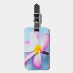 Etiqueta De Bagagem EUA, Havaí, Oahu, Flores de Plumeria em flor 2