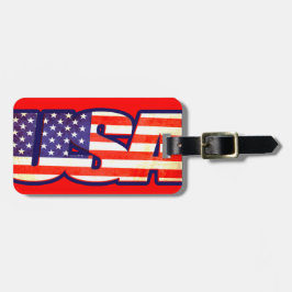 Etiqueta De Bagagem EUA Stars & stripes Marca bagagem de bandeira da A