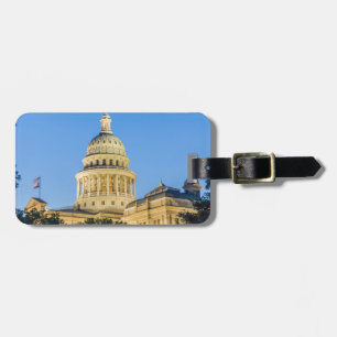 Etiqueta De Bagagem EUA, Texas, Austin. Edifício do Capitólio (1888) 3