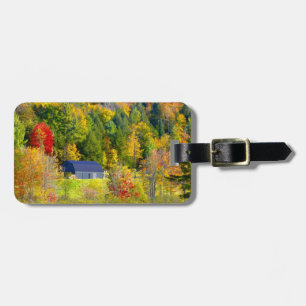 Etiqueta De Bagagem EUA, Vermont. Quebra de comida na estrada 100.