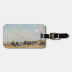 Etiqueta De Bagagem Eugene Boudin - Reunião na Praia