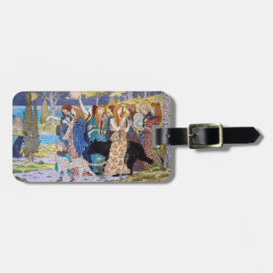 Etiqueta De Bagagem Eugene Grasset - Painel Decorativo Harmonia