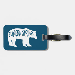 Etiqueta De Bagagem Eureka Primavera Arkansas Bear