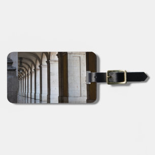 Etiqueta De Bagagem Europa, Portugal, Lisboa. Colunas do Arcada