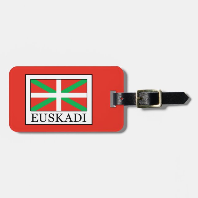 Etiqueta De Bagagem Euskadi (Frente Horizontal)
