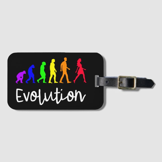 Etiqueta De Bagagem Evolução (Frente Horizontal)