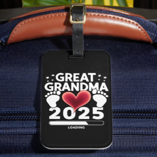 Etiqueta De Bagagem Excelente de vovó Carregando 2025 Anúncio de Gravi