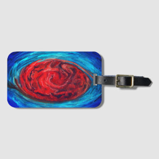 Etiqueta De Bagagem Excelente vermelho mancha da bagagem de Júpiter