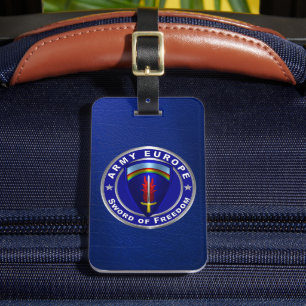 Etiqueta De Bagagem Exército EUA Europa