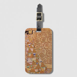 Etiqueta De Bagagem Expectativa por Klimt Arte Novo Vitoriano Vintage