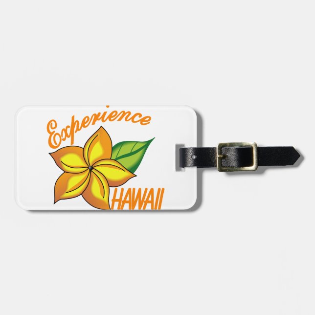 Etiqueta De Bagagem Experiência Havaí (Frente Horizontal)