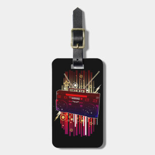 Etiqueta De Bagagem Explosão da Boombox