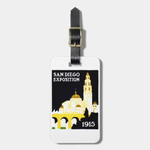 Etiqueta De Bagagem Exposição San Diego 1915