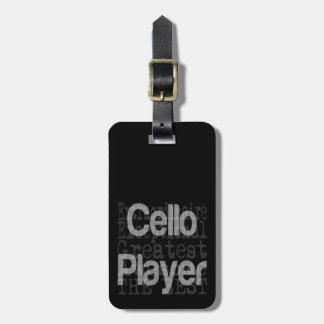 Etiqueta De Bagagem Extraordinário do Jogador Cello
