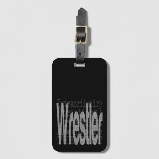 Etiqueta De Bagagem Extraordinário do Wrestler