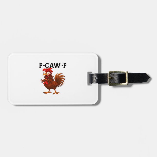 Etiqueta De Bagagem F-Caw-F Chicken Classic (Frente Horizontal)