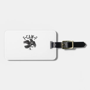 Etiqueta De Bagagem F Caw F Crow Criativo Casual