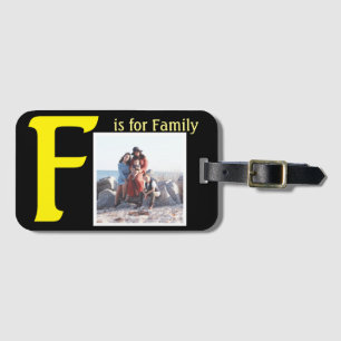 Etiqueta De Bagagem F para a família