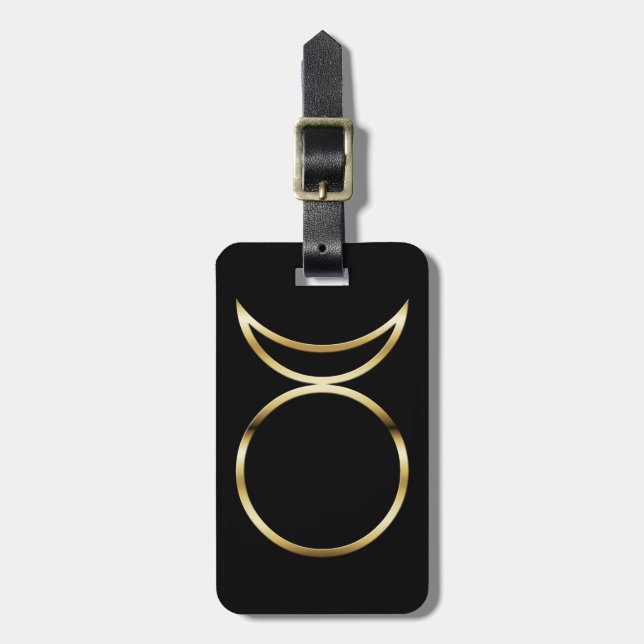 Etiqueta De Bagagem Falln Pagan - Símbolo de Deus Cavalado (Frente Vertical)
