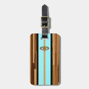 Etiqueta De Bagagem Falso projetado do ponto Hawaiian rochoso de