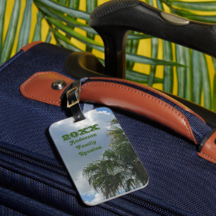 Etiqueta De Bagagem Família Reunir Férias Sindicais