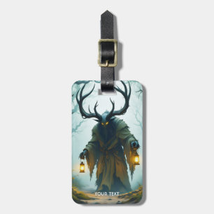 Etiqueta De Bagagem Fantasia Bonito Colossal Beemote Sombrio