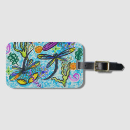 Etiqueta De Bagagem Fantasia da Libélula 