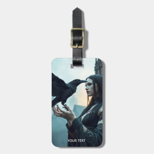 Etiqueta De Bagagem Fantasy Cute Renaissance Gothic Mulher