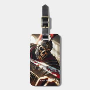 Etiqueta De Bagagem Fantasy Cute Warrior Ancial Armor