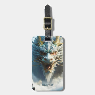 Etiqueta De Bagagem Fantasy Excelente Bonito Dragão Forte
