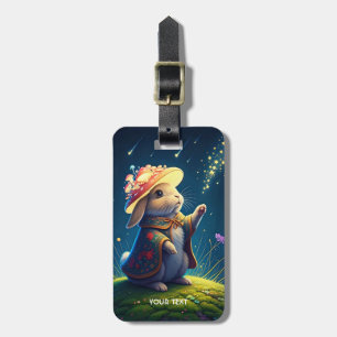 Etiqueta De Bagagem Fantasy - Lindas Estrelas de Cony Mushroom