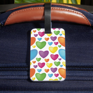 Etiqueta De Bagagem Farbenfrohe Herzen