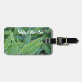 Etiqueta De Bagagem Fargesia murielae Bamboo para presente de jardinei