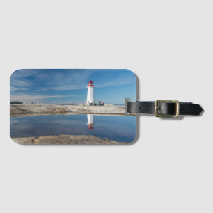 Etiqueta De Bagagem Farol Canadá da angra de Peggy