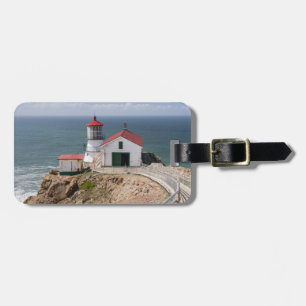 Etiqueta De Bagagem Farol de Reyes do ponto, Marin County, Califórnia