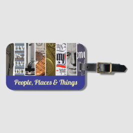 Etiqueta De Bagagem Fatias de Boas-vindas de um Slogan de Recuperação