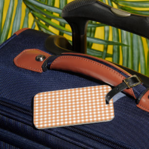 Etiqueta De Bagagem Faye e Lauren Fall Gingham