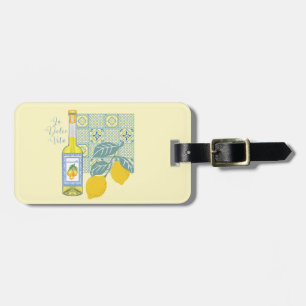 Etiqueta De Bagagem Fazenda de Limão Retro