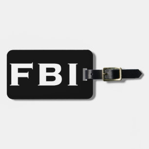 ETIQUETA DE BAGAGEM FBI LEGAL
