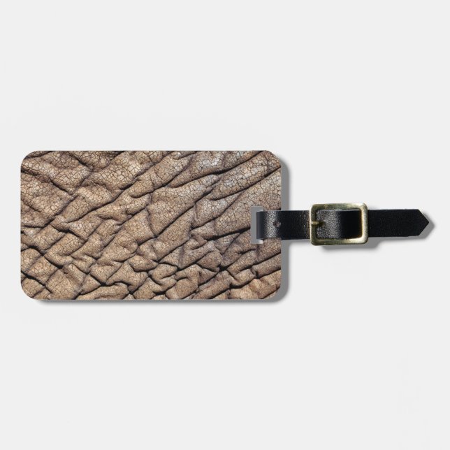 Etiqueta De Bagagem Fechamento do Oculto de Elefante Africano (Frente Horizontal)