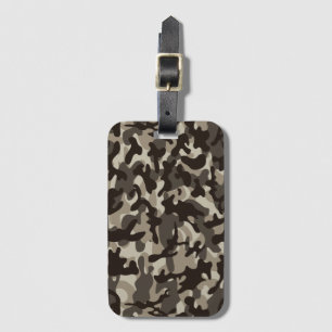 Etiqueta De Bagagem Fechar Camuflagem do Quarto