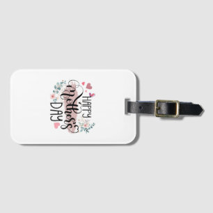 Etiqueta De Bagagem Feliz Dia de as mães 2025 - Floral cômoda para as