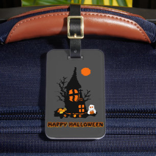 Etiqueta de Bagagem Feliz Halloween