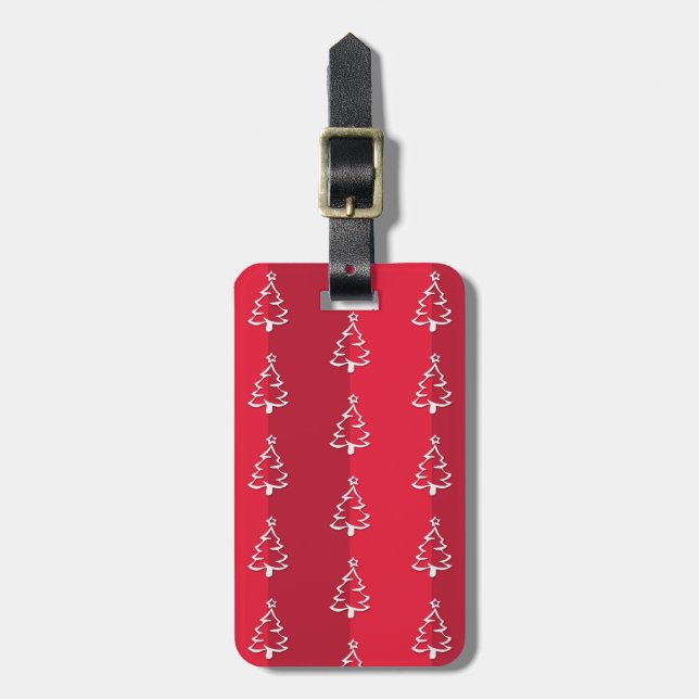 Etiqueta De Bagagem Feliz Natal (Frente Vertical)