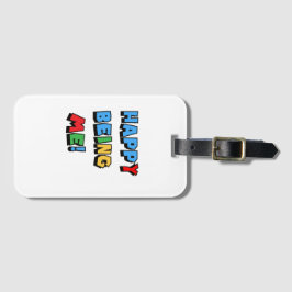 Etiqueta De Bagagem Feliz Ser Eu