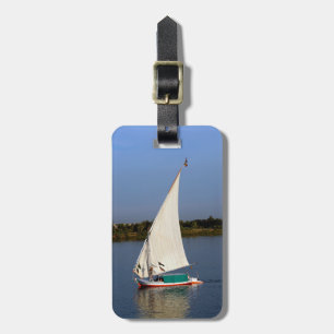 Etiqueta De Bagagem Felucca navegando pelo Nilo - Aswan, Egito