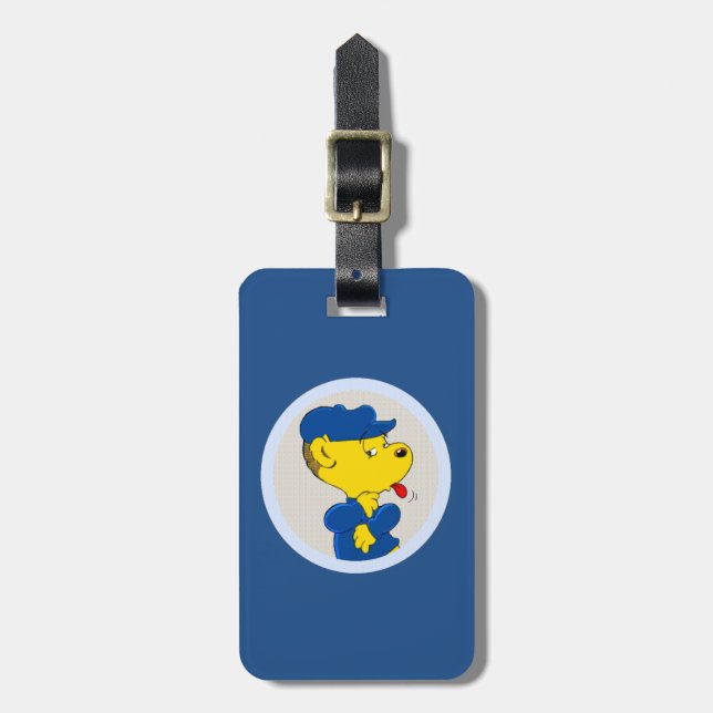 Etiqueta De Bagagem Ferald (Frente Vertical)